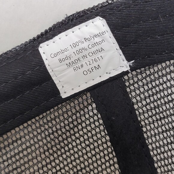 Tractor Supply Co Trucker Hat Black & Grey Classic Logo Snap Back - Picture 9 of 9